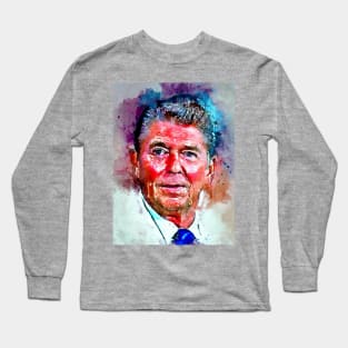 Watercolor Reagan Long Sleeve T-Shirt